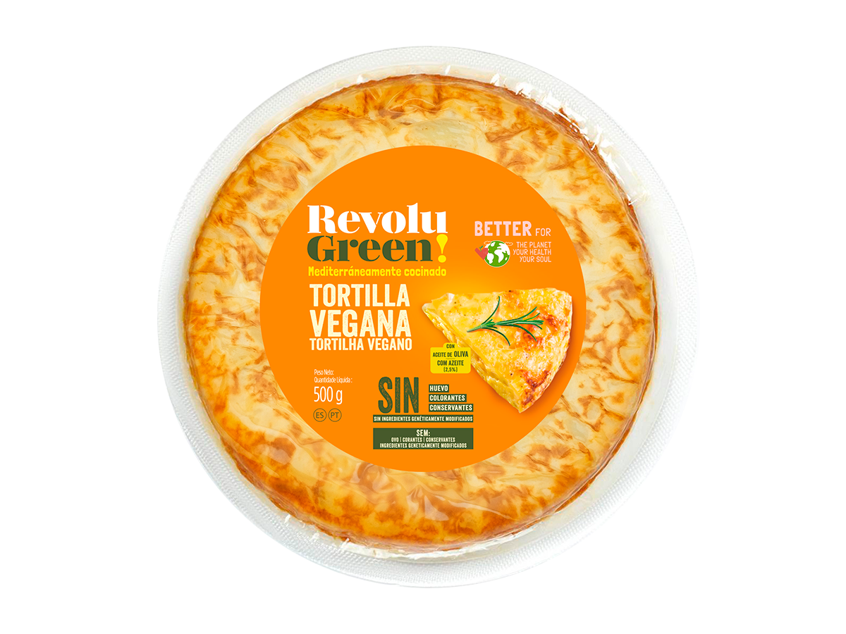 Tortilha vegano com cebola